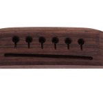 Pont de guitare gaucher le plus fin pour le bricolage de guitare folk acoustique a 6 cordes Pont de guitare gaucher le plus fin pour le bricolage de guitare folk acoustique a 6 cordes