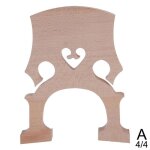 Pont de violoncelle professionnel en erable, selle en bois exquise, taille 4 / 4 3 / 4