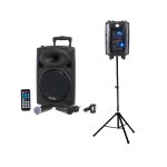 Port10vhf - bt syst�me karaok� mobile 500w + pied