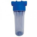 Porte filtre 10 pouces transparent polyvalent avec équerre de fixation desineo Porte filtre 10 pouces transparent polyvalent avec équerre de fixation desineo