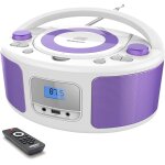 Poste cd enfant, radio fm lecteur cd portable boombox (avec bluetooth, radio fm, usb, aux, prise casque) ... Poste cd enfant, radio fm lecteur cd portable boombox (avec bluetooth, radio fm, usb, aux, prise casque) ...