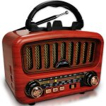Poste radio portable avec haut - parleur bluetooth, am / fm / sw petite radio vintage avec haut - parleur ...