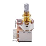 Pots de guitare 500k short split shaft audio taper potentiomètre push / pull Pots de guitare 500k short split shaft audio taper potentiomètre push / pull