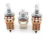 Pot de guitare basse, 3 pices, potentiomtre de pousse et de traction, tonalit de volume, court manche ...