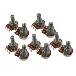 Pots de guitare de petite taille a250k potentiomtres pour pices de basse de guitare (pack de 10)