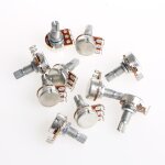 Potentiom�tre a100k pour guitare electrique, 5 pi�ces, effet basse, ampli, volume de tonalit�, 15mm
