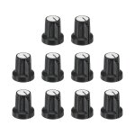 Potentiom�tre bouton de commande bouton de guitare abs pour guitare electrique a arbre de type d de 6 ...