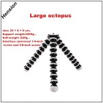 Poulpe grande - trpied flexible pour smartphone dslr et appareil photo, trpied de bureau pliable, 4 ...
