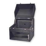 Power flights flight eco 364 - noir - flight case dj moquett� ¿ plan inclin� 6u + 3u et vertical 4u ...