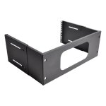 Power flights rack adaptor 4u - equerre murale pour rack 19  extensible - 4u - acier - profondeur r�glable ...