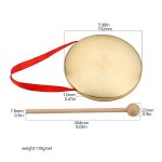 Practical hand gong gong percussion instrument for school festival party Practical hand gong gong percussion instrument for school festival party
