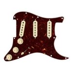 Pre - wired strat pickguard custom shop texas special tortoise shell 11 trous pg