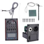 Prampli guitare acoustique lcd 5 bandes eq lc - 5 egaliseur tuner micro pizo