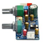 Pramplificateur de caisson de basses avec 2 filtres passe - bas, panneau de pramplificateur de puissance ...