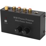 Pramplificateur de contrle du volume de la platine vinyle, prampli phono l r entre sortie mini portable ...