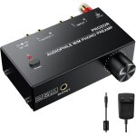 Pramplificateur phono conversion du signal l / r ampli pour platine vinyle commutateurs de puissance ...