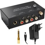 Pramplificateur phono pour platine vinyle - prampli phono pour platine avec systme de lecture mm, ...