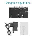 Pramplificateur phono portable avec commandes de niveau et de volume, entre et sortie rca, 1 / 4 pouces, ...