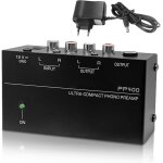 Pramplificateur phono, prampli phono, pramplificateur stro electronique mm, entre et sortie rca, ...