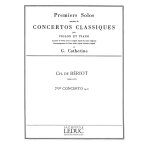 Charles auguste de b�riot : premier solo extrait du 7me concerto pour violon beriots concert no. 9 - ...