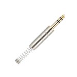 Prise audio st�r�o 6. 35mm goldplated welding prise audio st�r�o diy pour cordon de guitare electrique ...