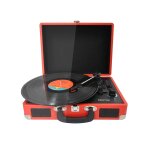 Prixton tourne disque lecteur et convertisseur mp3 bluetooth vc400 r