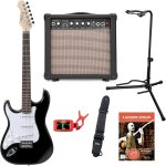 Pro st3 - bk lefty set guitares elctriques