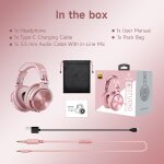 Proc bluetooth casque sans fil et mode filaire, 110 heures d'utilisation, casque audio avec micro, hi ...