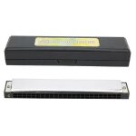 Professionnel orgue a bouche harmonica harpe diatonique c cl en acier inoxydable plaque de couverture ...