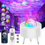 Projecteur de ciel bluetooth, veilleuse pour enfants, haut - parleur bluetooth et lampe � changement ...