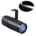 Projecteur de faisceau d'éclairage de scène de tache de broche de boule de disco de led pour la boule ... Projecteur de faisceau d'éclairage de scène de tache de broche de boule de disco de led pour la boule ...