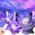 Projecteur led de ciel et d'toiles, projecteur de galaxie, projecteur de plantarium avec tlcommande, ...