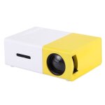 Projecteur multimdia vidoprojecteur affichage lcd led hdmi jaune blanc - yonis