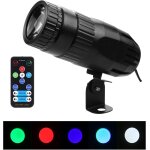 Projecteurs pin spot, pinspot led a effet dj, mini lampe led rgbw - avec spot a distance - effet scne ...