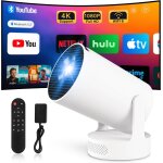 Projecteur video mini videoprojecteur 4k retroprojecteur android 11 wifi 6 / bt 5. 4 1080p full hd support ...