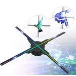 Projecteur wifi, bluetooth, hologramme app projecteur holographique wifi 3d, 65cm 1152 * 1152dpi projection ...