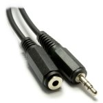 Prolongateur casque stereo jack 3. 5 m�le / femelle