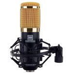 Pronomic cm - 100bg micro a grosse membrane de studio incl. suspension & protection anti - vent, noir ...