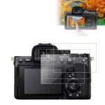 Protecteur d'cran lcd, 3 pices, en verre tremp pour sony alpha a7iv / a7m4 / a74 9h 0. 3mm, film de ...