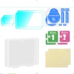 Protecteur d'cran en verre tremp pour dji osmo pocket 3 transparent