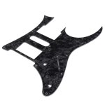 Protecteur de pickguard pour guitare electrique 6 cordes, noir inachev