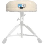 Protection racket 9024 - 00 fleece seat cover housse pour tabouret de batterie 12 pouces propile - blanc ...