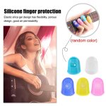 Prot�ge - doigts antid�rapants en silicone pour guitare ukulele, accessoires de presse pour guitare, ...