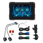 Ptopoyun - caméra de tableau de bord portable pour moto, navigation gps, carplay sans fil, android auto, ... Ptopoyun - caméra de tableau de bord portable pour moto, navigation gps, carplay sans fil, android auto, ...