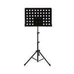 Pupitre a partitions rglable en mtal avec grand support et design pliable
