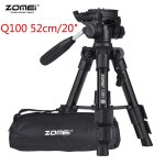 Q100 - trpied d'appareil photo portable de voyage, pour canon nikon sony dslr q100 q111 q555 q666 q666c ...