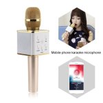 Q7 microphone sans fil bluetooth v4. 0 ktv mic portable - or Q7 microphone sans fil bluetooth v4. 0 ktv mic portable - or