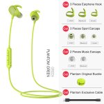 Qcy bluetooth 4. 1 st�r�o casque anti - sueur sans fil avec micro pr t�l�phone mobile sports vert