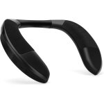 Qicheng & lys enceinte de cou bluetooth, haut - parleur compl�mentaire noir, haut - parleur sans fil ...