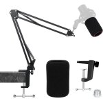 Quadcast 2 bras micro - hyperx quadcast 2 support micro, pied de micro avec pince de perche micro avec ...